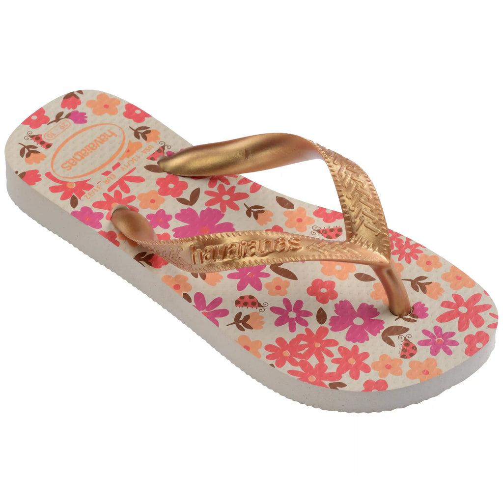 Kids' Flores Top Flip Flops