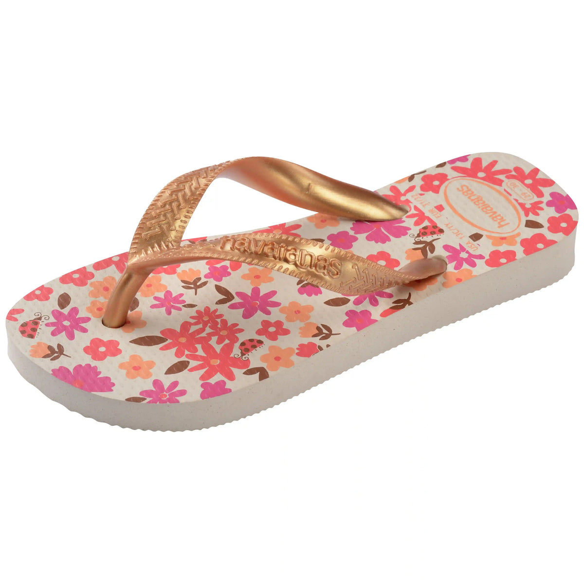 Kids' Flores Top Flip Flops