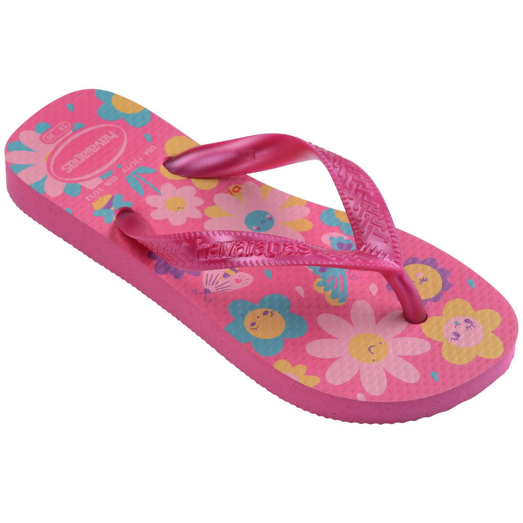 Kids' Flores Top Flip Flops
