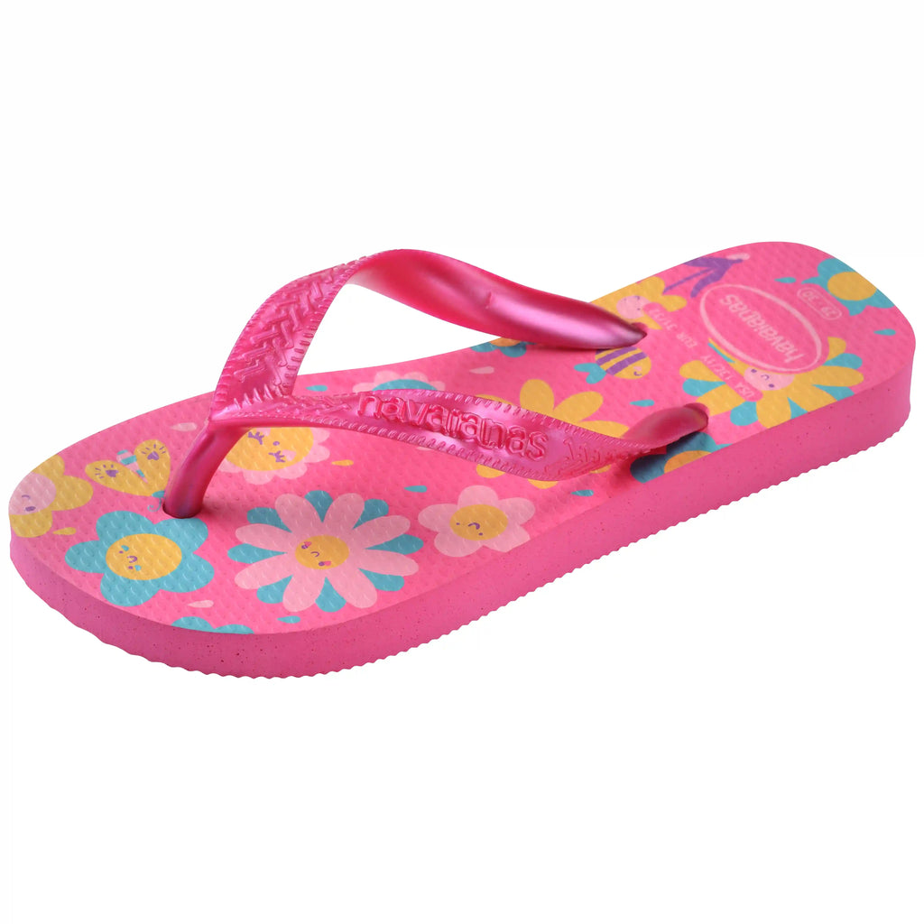 Kids' Flores Top Flip Flops