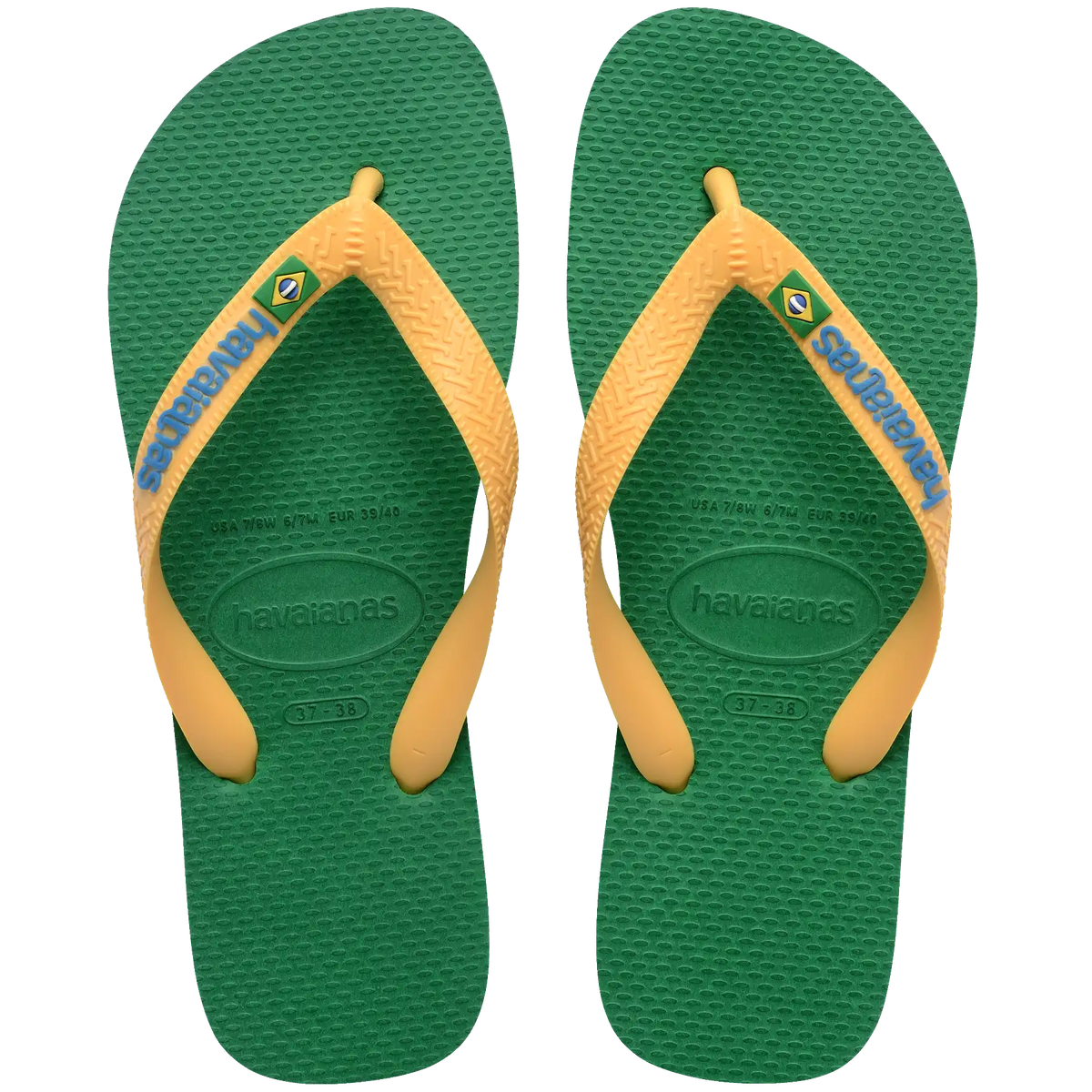 Women's Brazil Logo Flip Flops Main image