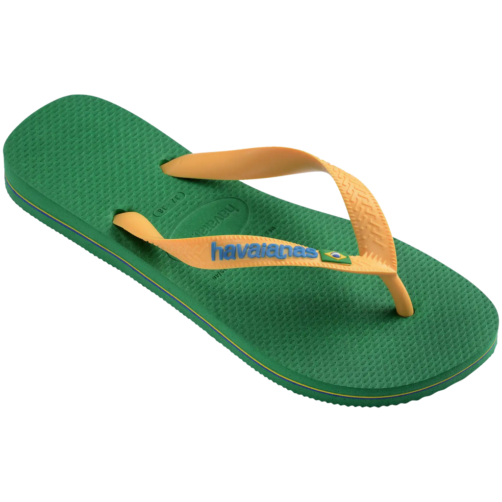 Women's Brazil Logo Flip Flops