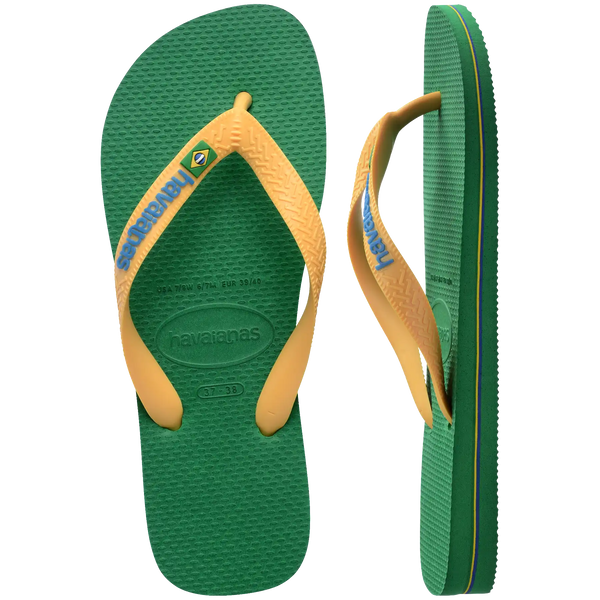 Women's Brazil Logo Flip Flops