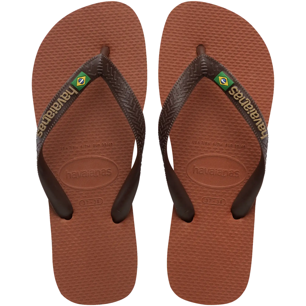 Women's Brazil Logo Flip Flops Main image