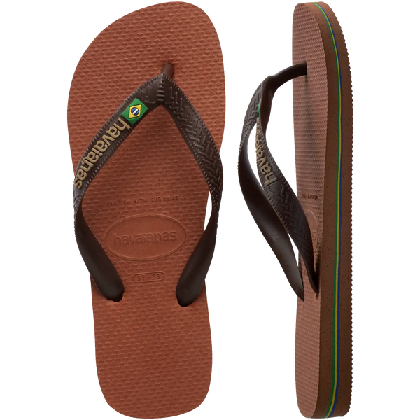 Women's Brazil Logo Flip Flops