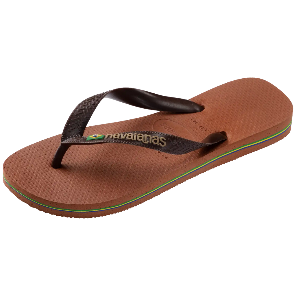 Women's Brazil Logo Flip Flops