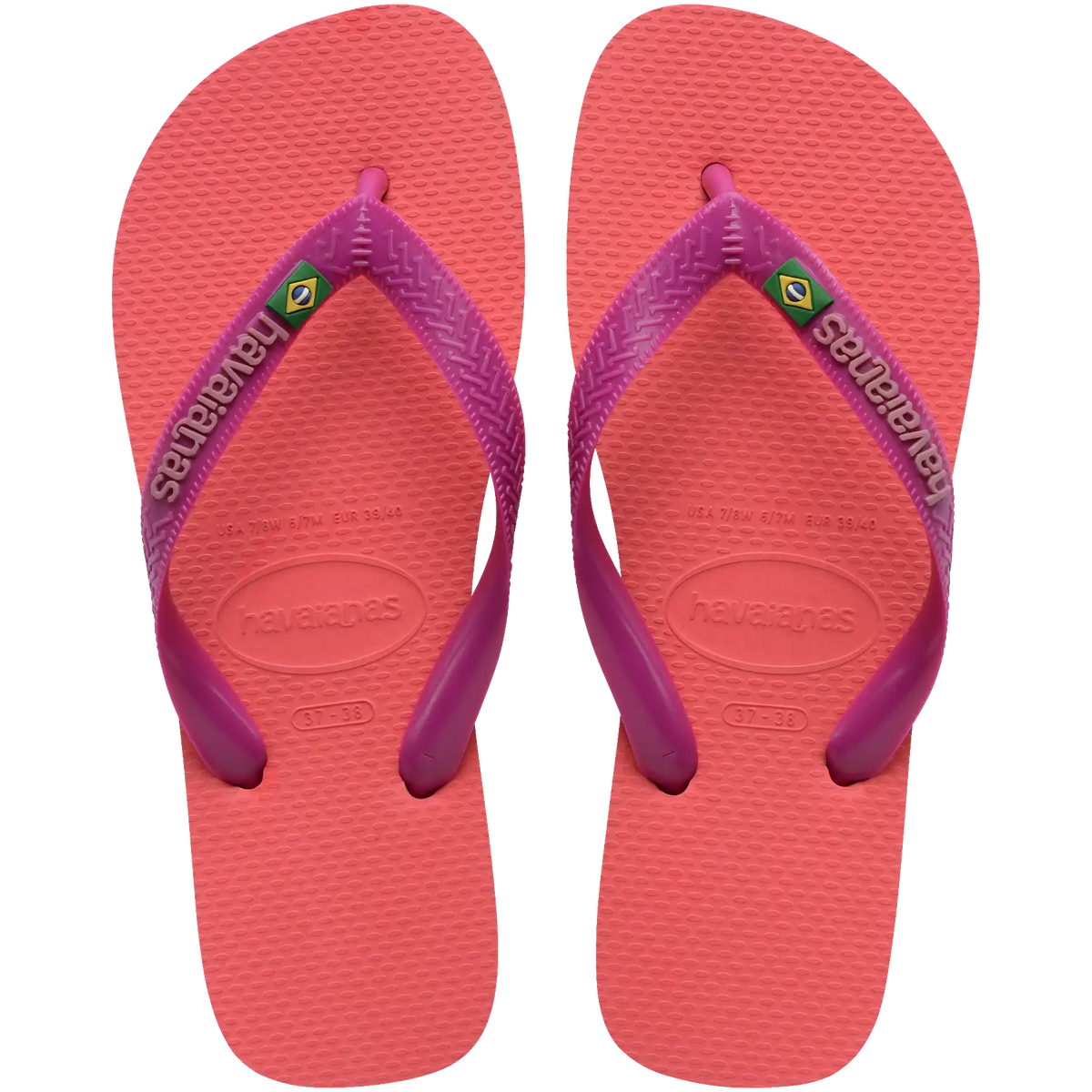 Women's Brazil Logo Flip Flops Main image