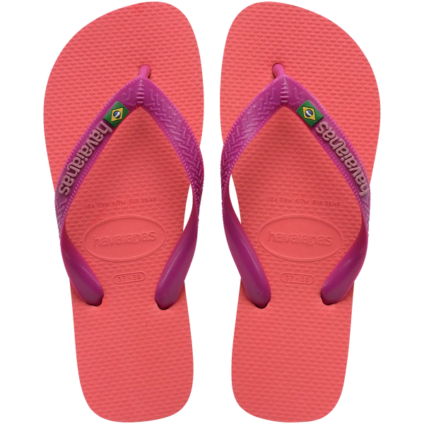 Women's Brazil Logo Flip Flops