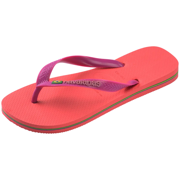 Women's Brazil Logo Flip Flops
