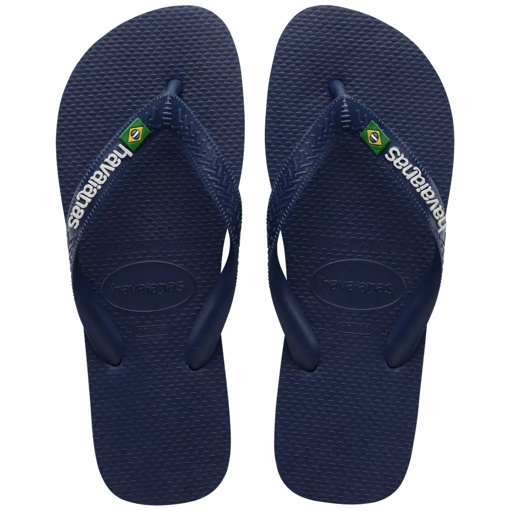 Kids' Brazil Logo Flip Flops