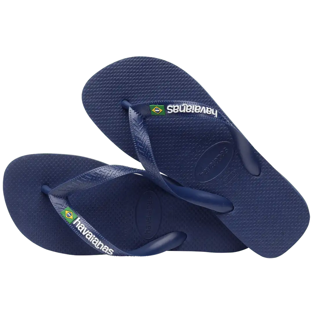 Kids' Brazil Logo Flip Flops