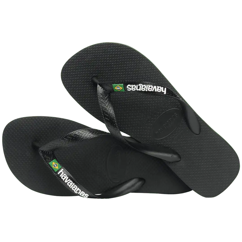 Kids' Brazil Logo Flip Flops