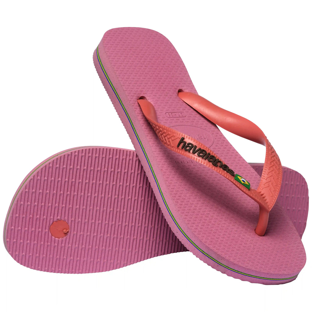 Women's Brazil Logo Flip Flops