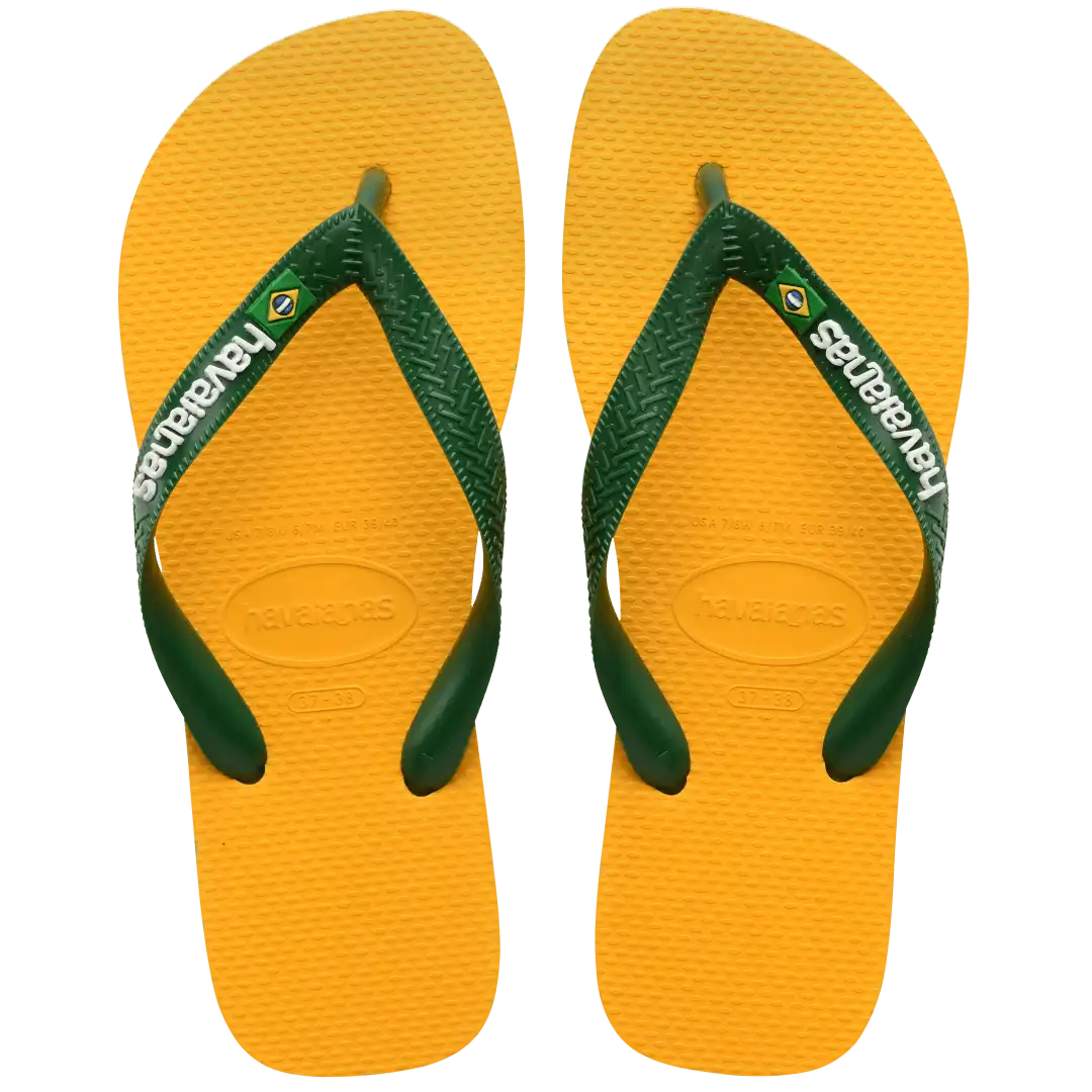 Women's Brazil Logo Flip Flops Main image