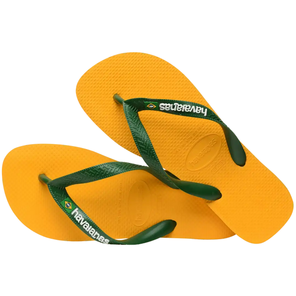 Women's Brazil Logo Flip Flops