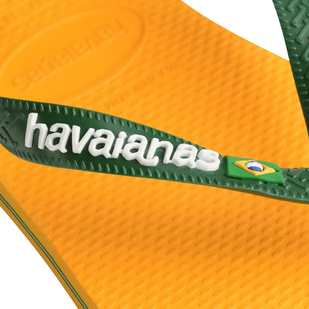 Women's Brazil Logo Flip Flops