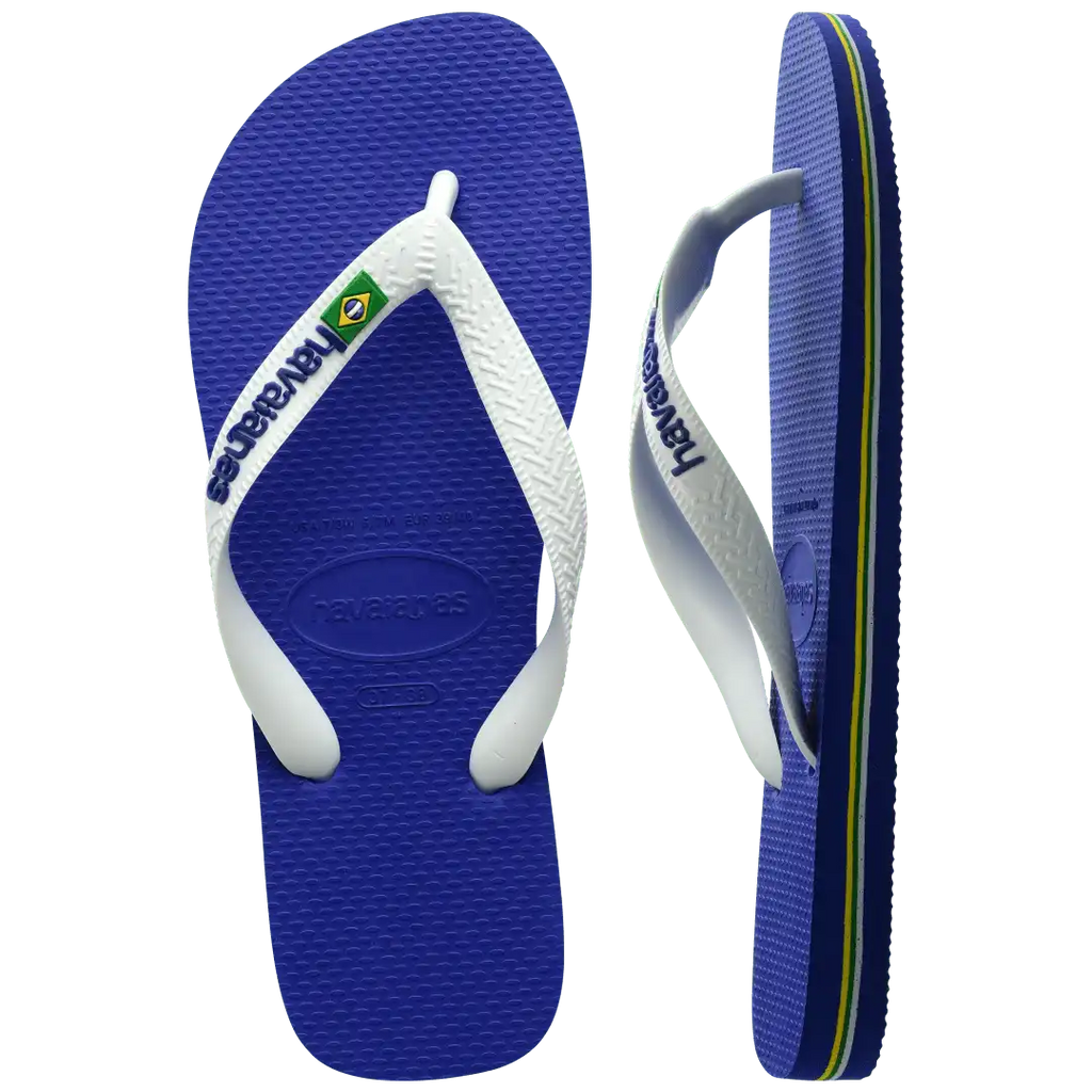 Kids' Brazil Logo Flip Flops