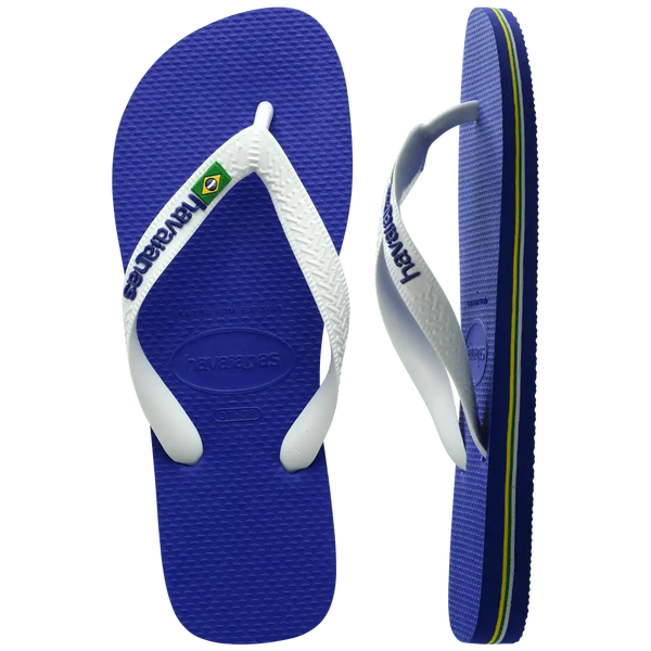Kids' Brazil Logo Flip Flops