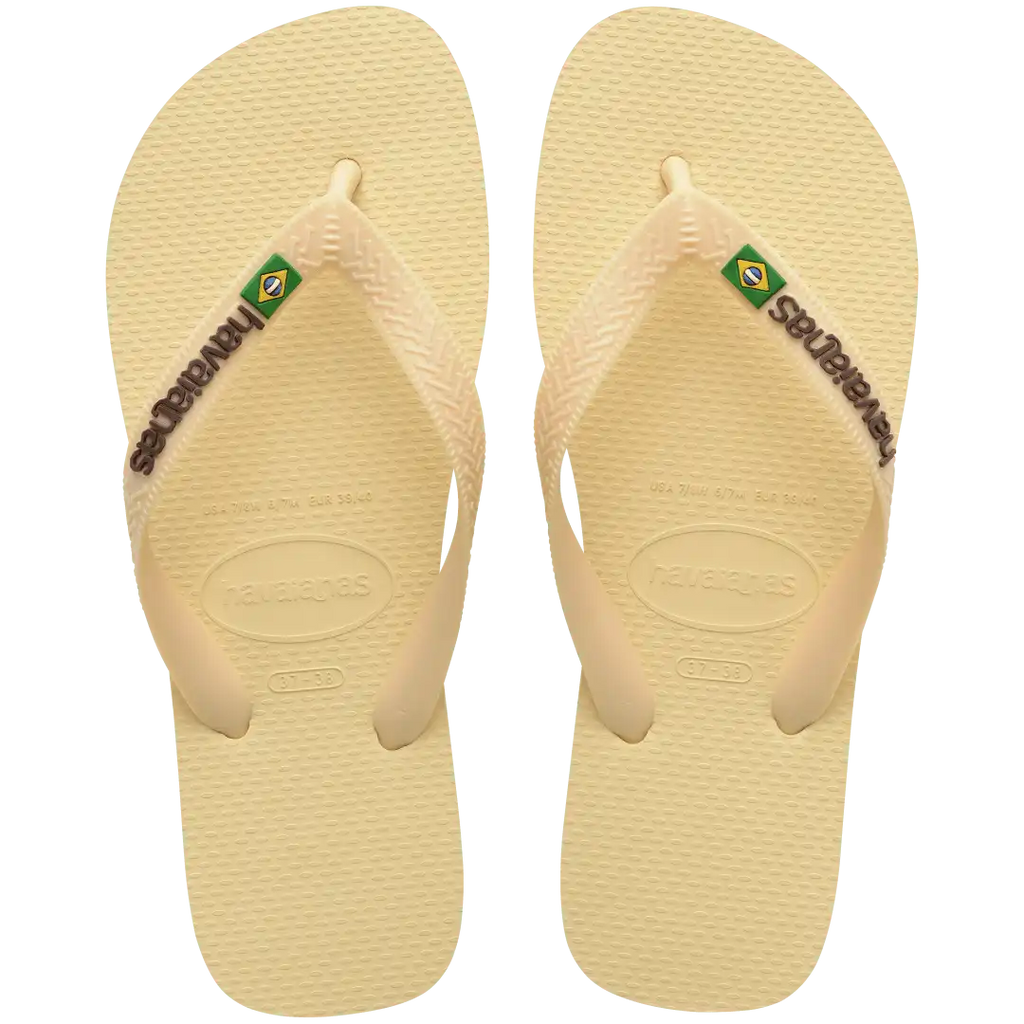 Women's Brazil Logo Flip Flops
