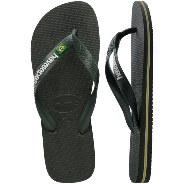 Men's Brazil Logo Flip Flops