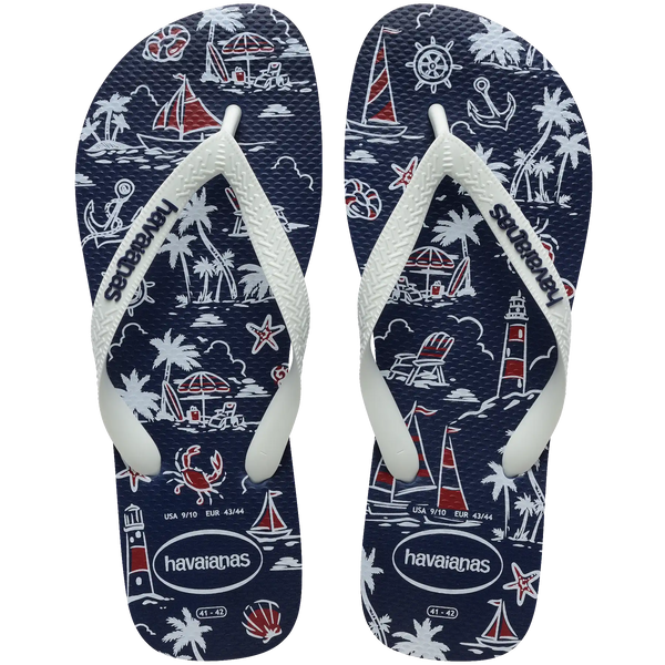 Men's Top Nautical Flip Flops