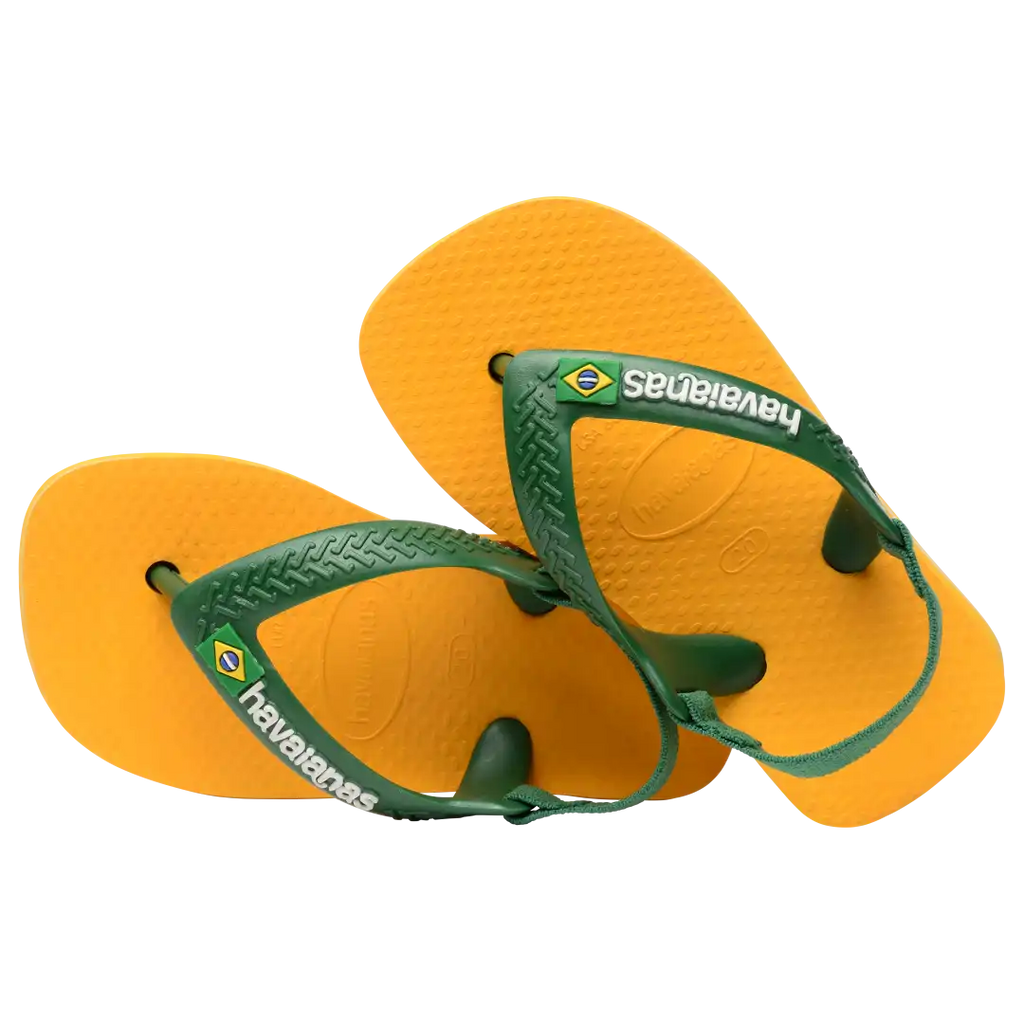 Baby Brazil Logo Flip Flop Sandals