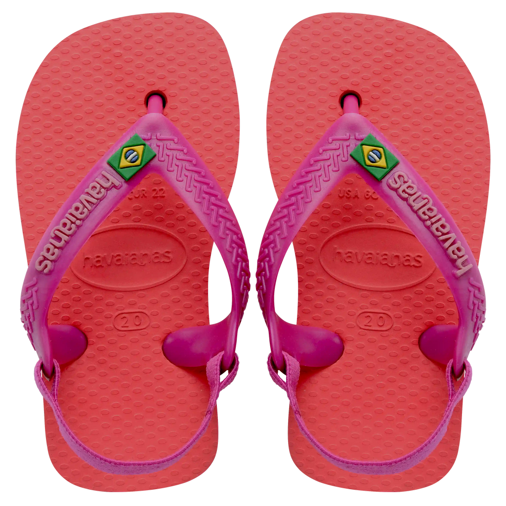 Baby Brazil Logo Flip Flop Sandals