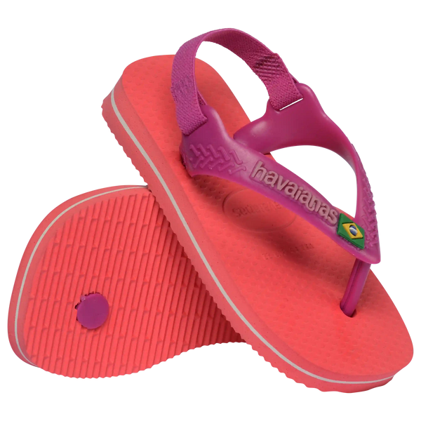 Baby Brazil Logo Flip Flop Sandals