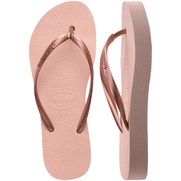 Women's Slim Flatform Flip Flops