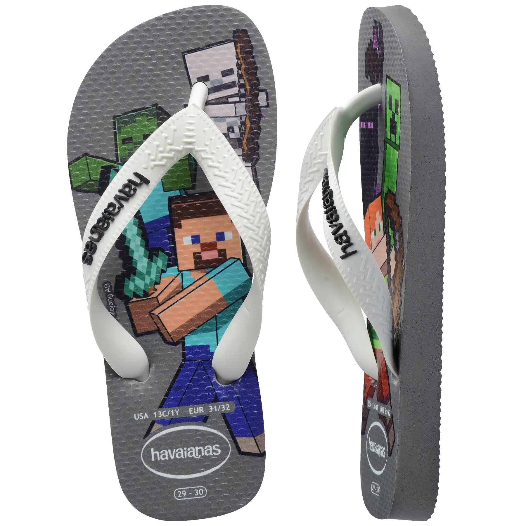 Kids' Minecraft Top Flip Flops Secondary image