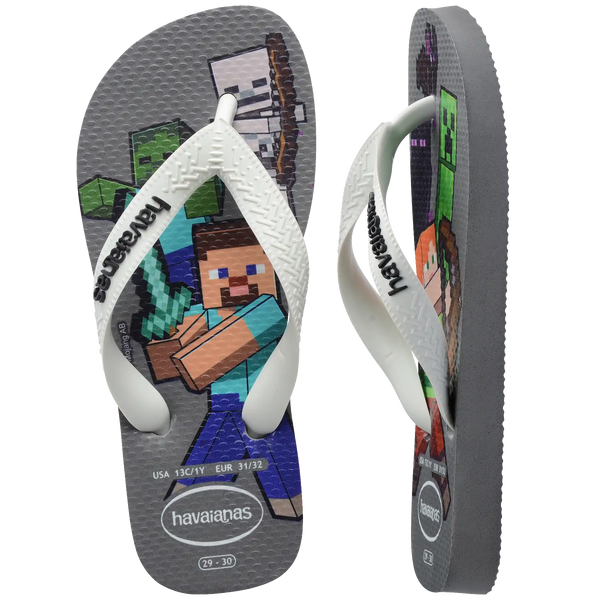 Kids' Minecraft Top Flip Flops