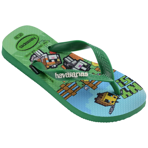 Kids' Minecraft Top Flip Flops