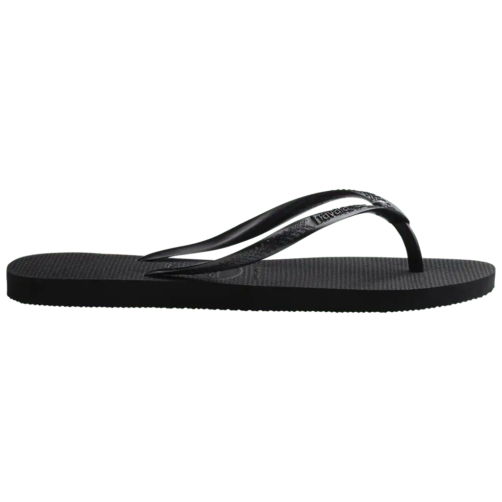 Women's Slim Crystal Flip Flops