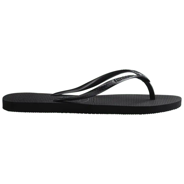 Women's Slim Crystal Flip Flops