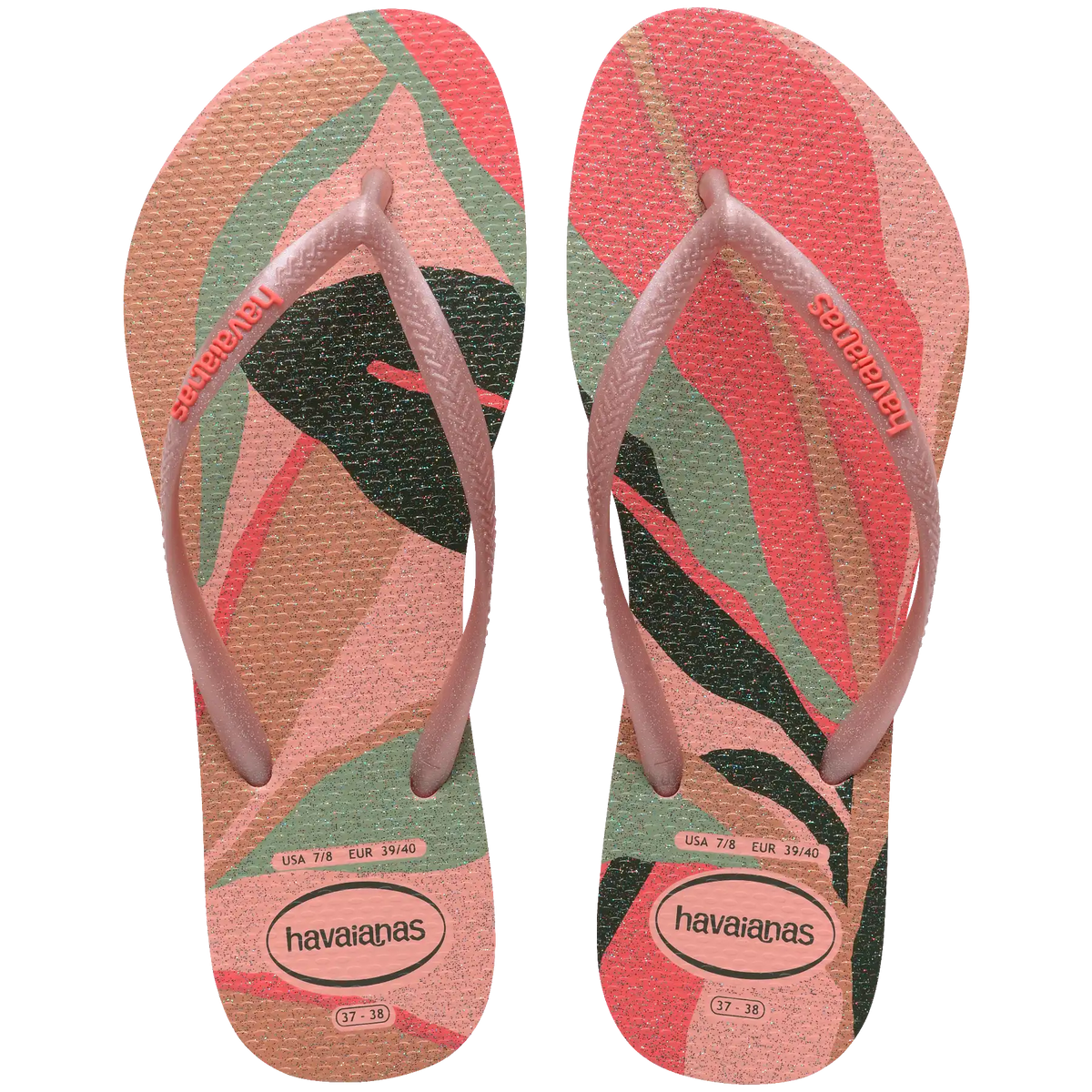 Women's Slim Palette Glow Flip Flops Main image