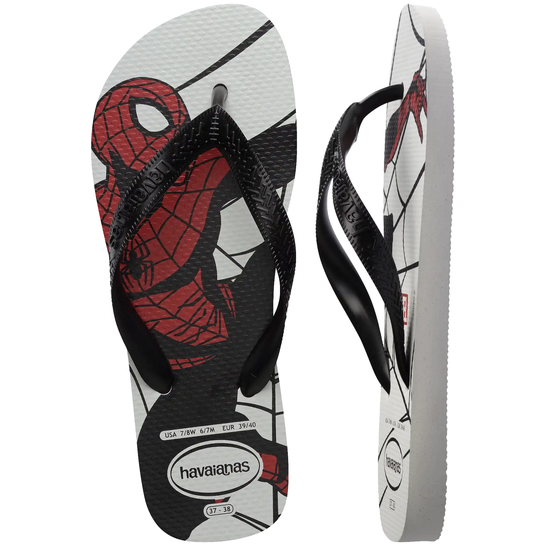 Kids' Marvel Logomania Top Flip Flop Secondary image