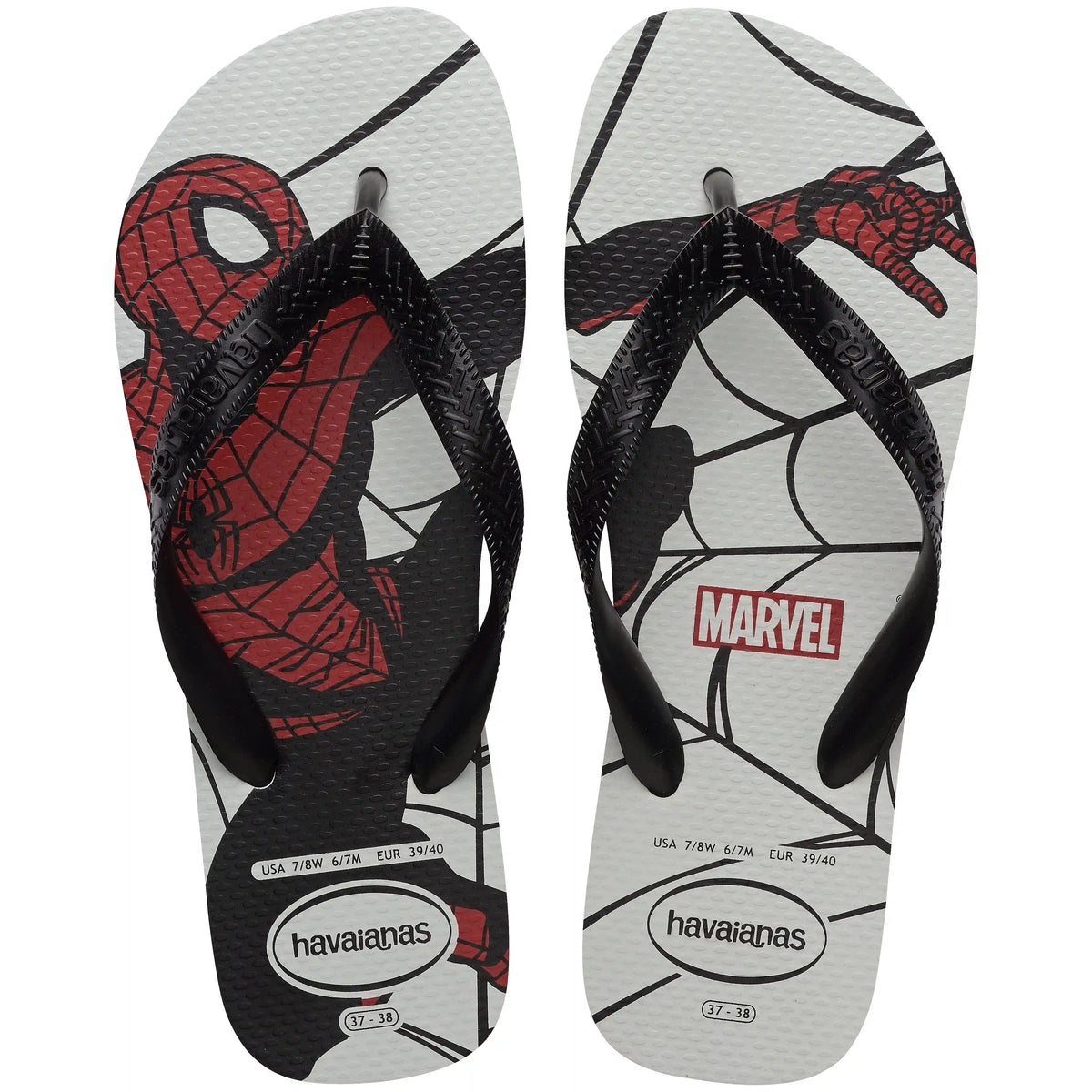 Men's Top Marvel Logomania Flip Flops Main image