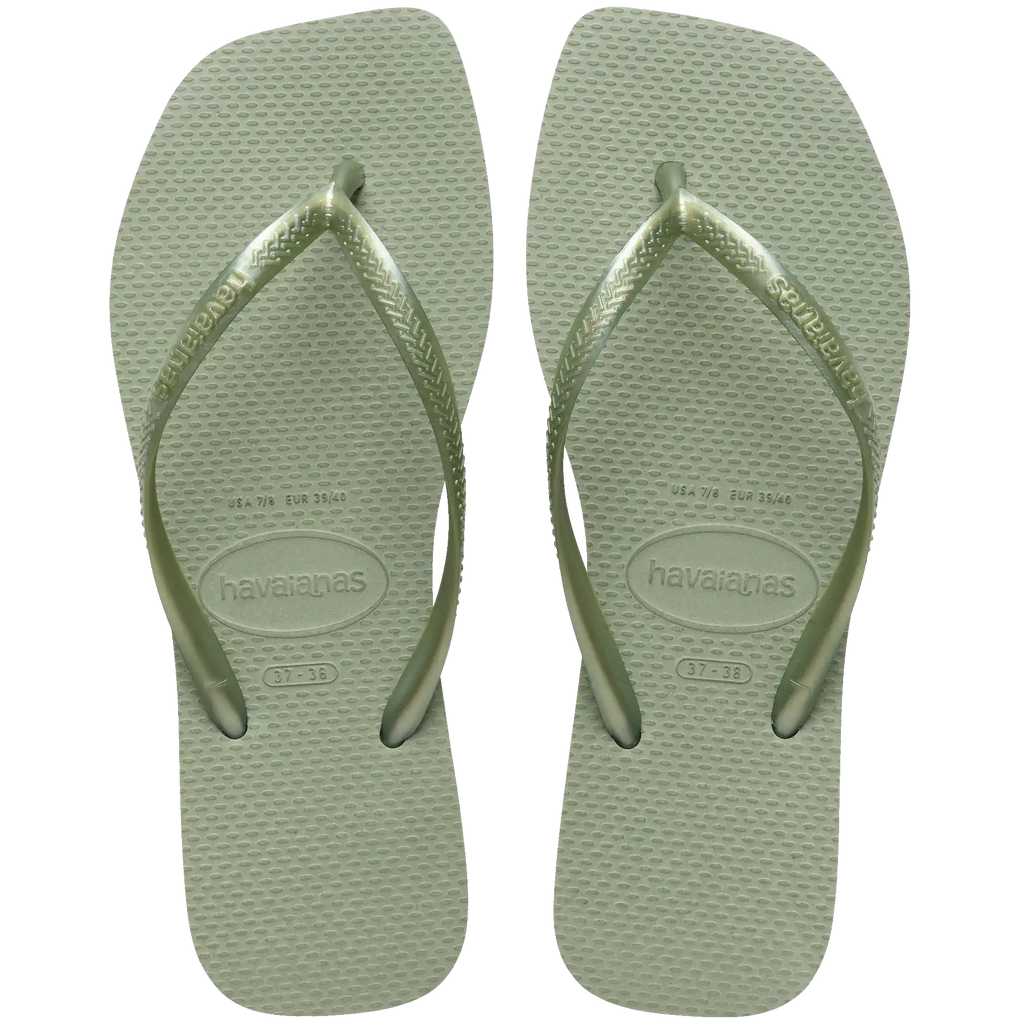 Women's Slim Square Flip Flops