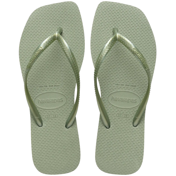Women's Slim Square Flip Flops