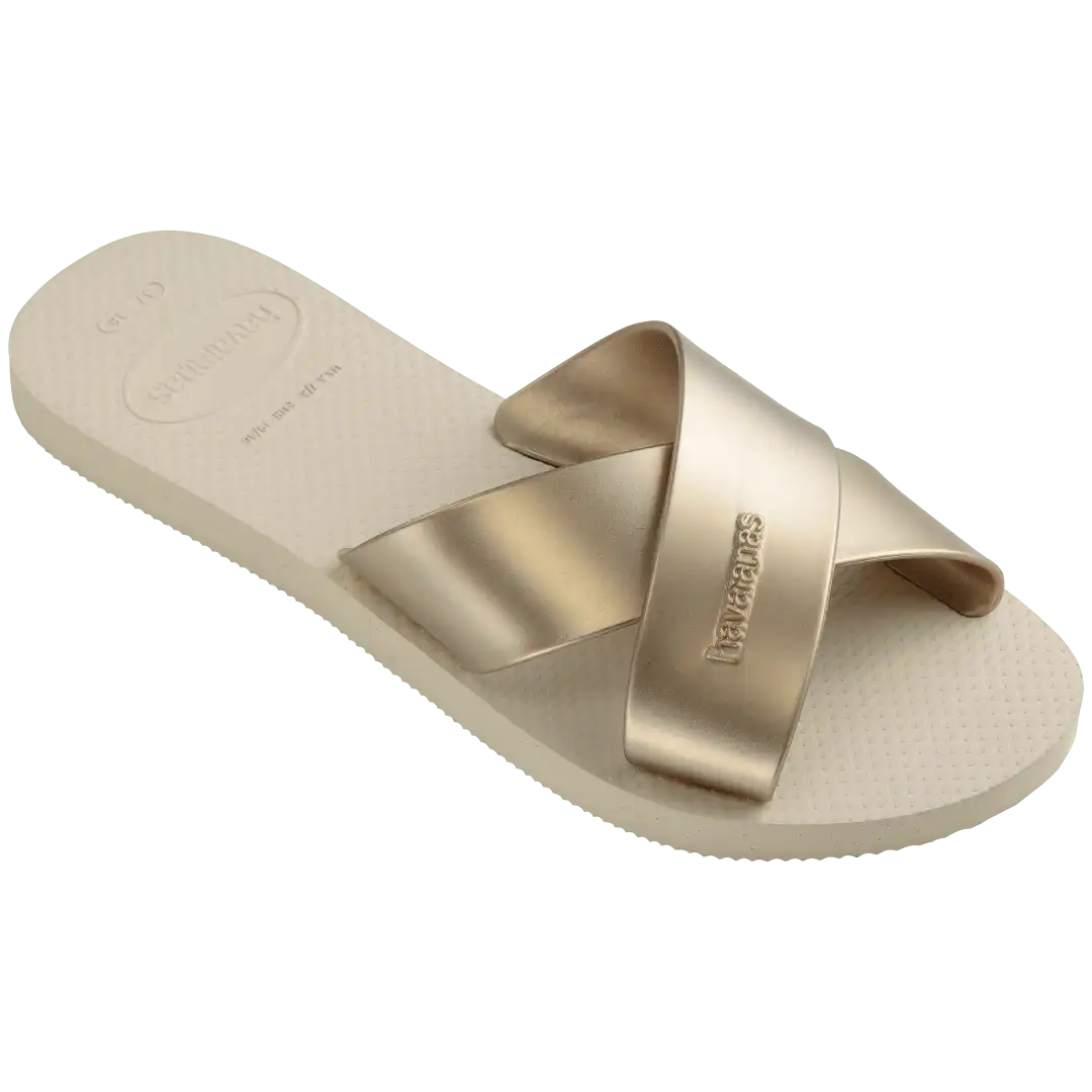 Women's Aqua Metallic Sandals Secondary image