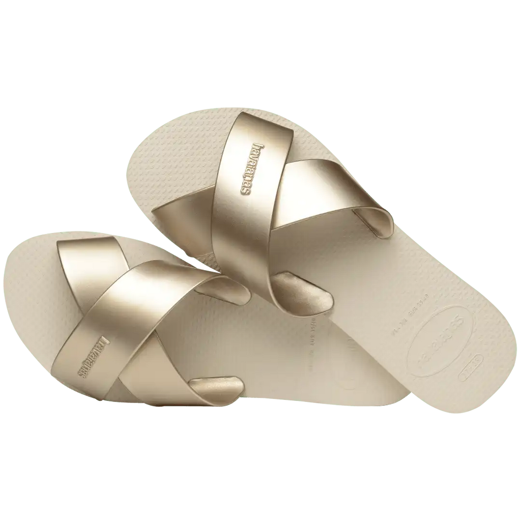 Women's Aqua Metallic Sandals