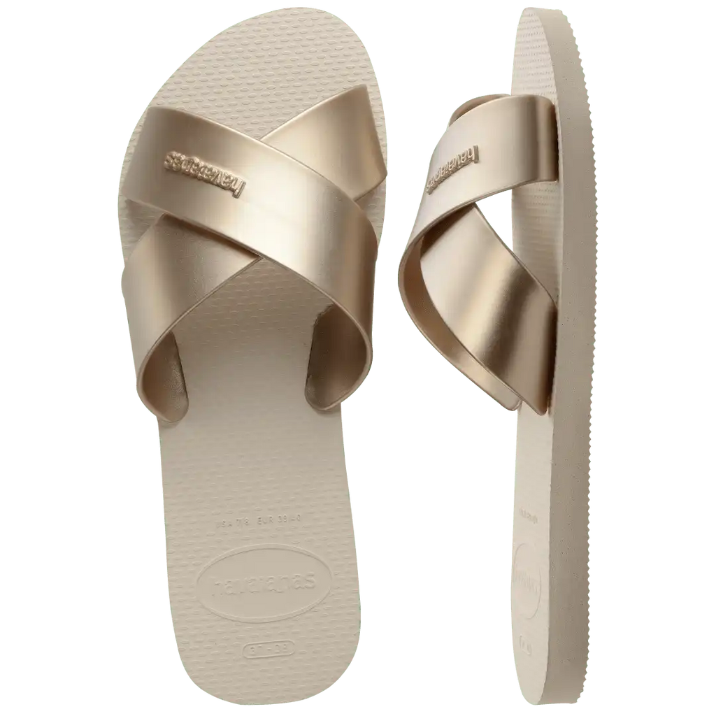 Women's Aqua Metallic Sandals