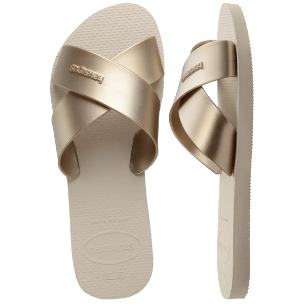 Women's Aqua Metallic Sandals