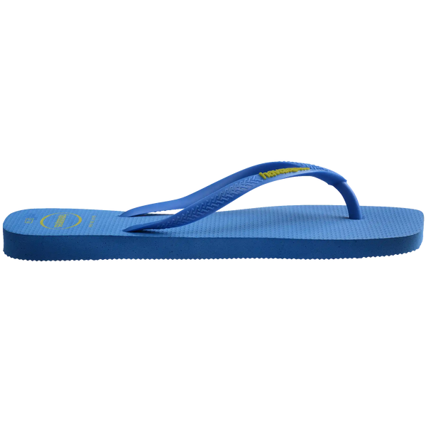 Women's Slim Square Logo Pop Up Flip Flops