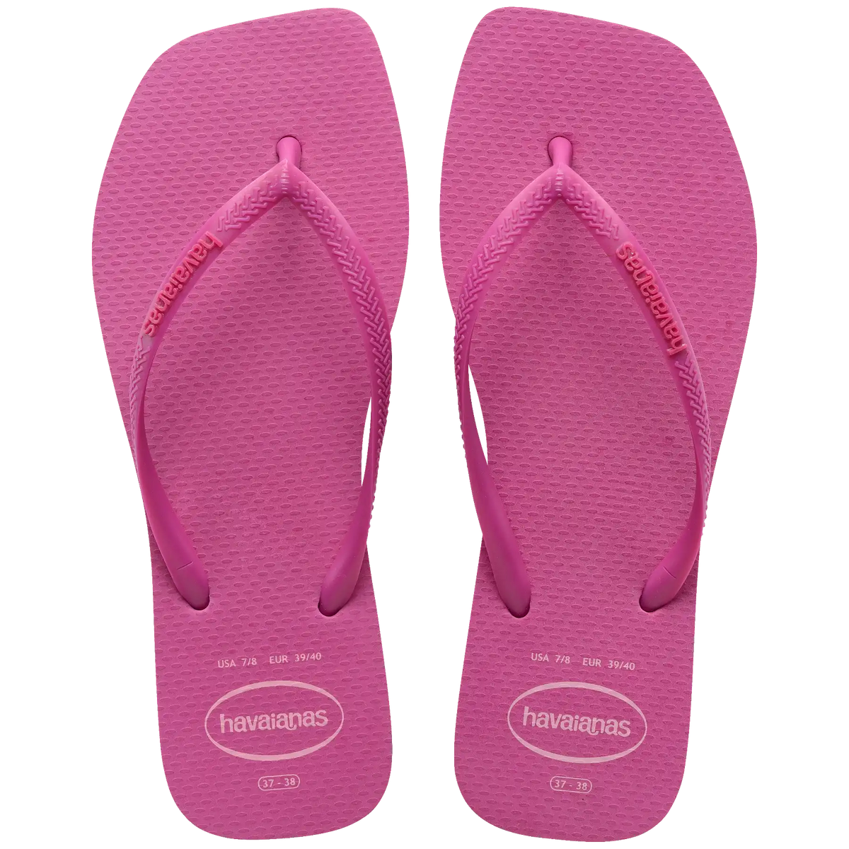 Women's Slim Square Logo Pop Up Flip Flops Main image