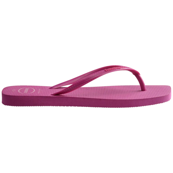 Women's Slim Square Logo Pop Up Flip Flops