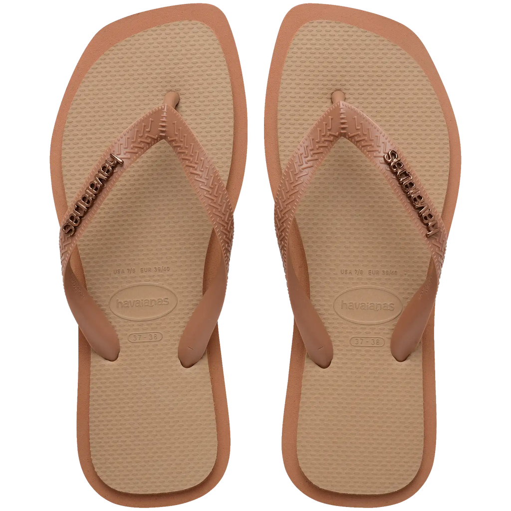 Women's Top Square Fusion Flip Flops