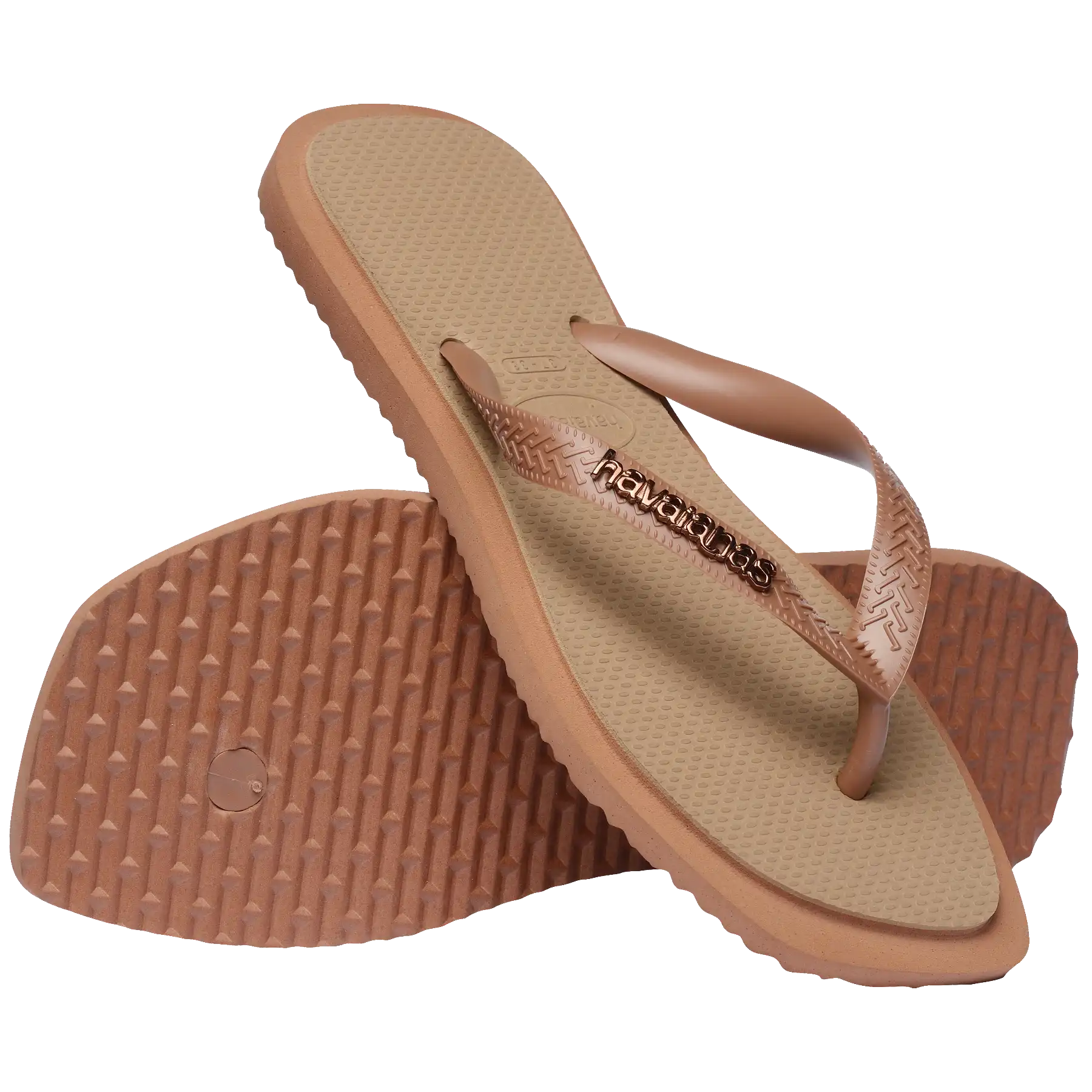 Women's Top Square Fusion Flip Flops Secondary image