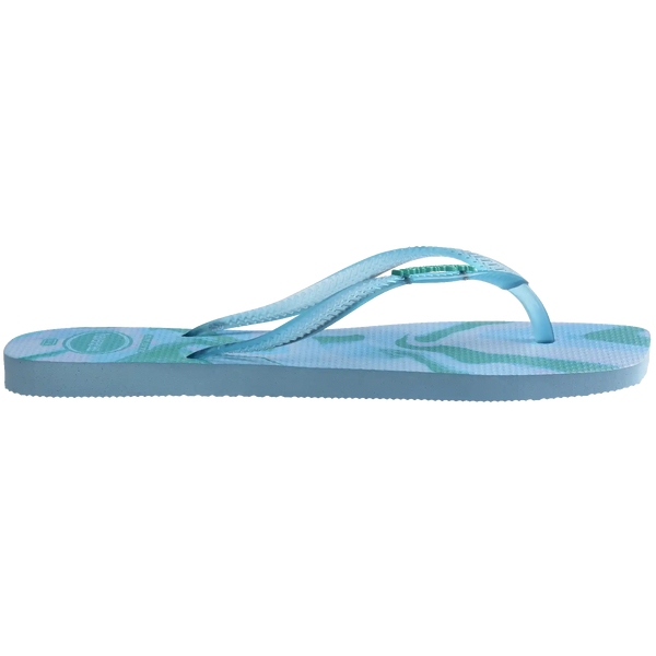 Women's Slim Square Jelly Flip Flops