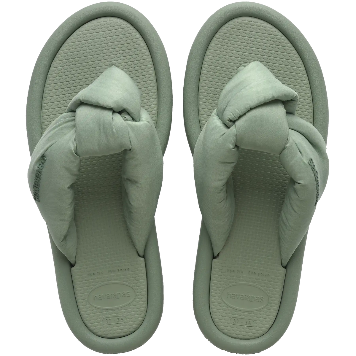 Women's Over Puffed Flip Flops Main image